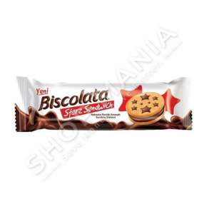 BISCOLATA - BISKOTA ME COKOLLATE & QUMESHT "STARZ SANDWICH" - 54G