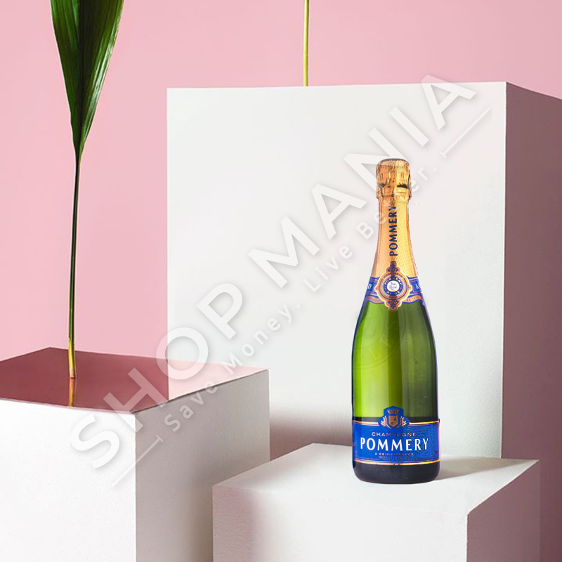 CHAMPAGNE POMMERY - SHAMPANJE ME KUTI METALIKE - 750ML, 12.5% VOL.