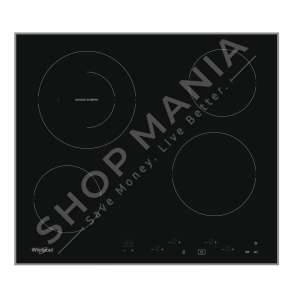 WHIRLPOOL - PIANURE ME 4 VATRA ELEKTRIKE "AKT 8601 IX" - 6200W, 60CM
