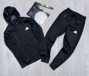 KOSTUM ME BLUZE ME ZINXHIR, KAPUC DHE TUTA "ADIDAS" LK-134