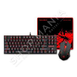 REDRAGON - SET GAMING (MOUSE; TASTIERE & TAPET PER MOUSE "BUNDLE REDRAGON K552-BA-2 COMBO 3IN1" - 6950376778147