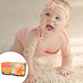 PLASMON - PESHK SALMON & PERIME "TE HOMOGJENIZUARA" - 2 x 80G, +6 MUAJ