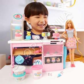 BARBIE - SET KUKULLA & DEKORIM EMBELSIRASH