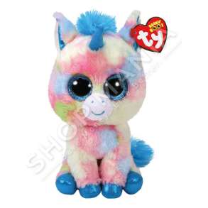 TY ATTIC TREASURES - NJEBRIRESH PREJ PELLUSHI 15CM "BEANIE BOOS BLITZ BLUE UNICORN" - 008421368778