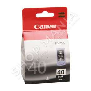 CANON - KARTUÇË ME BOJË NGJYRË E ZEZË PG-40 0615B001 KAPACITET 355 FAQE 16ML