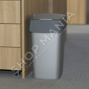 CURVER - KOSH PER MBETURINA 10L "FLIP BIN PACIFIC GREY" - 3253922170031