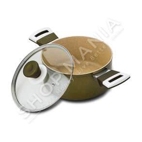 NAVA - TENXHERE ME VESHJE GRANITI ME KAPAK - Ø24CM