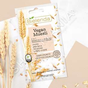 BIELENDA - MASKE HIDRATUESE PER FYTYREN 8G "VEGAN MUESLI 2 IN 1" - 5902169037857