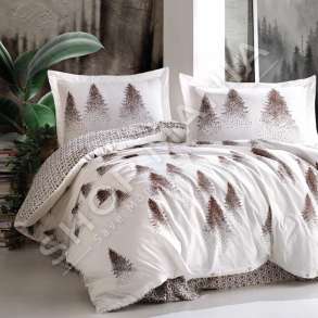 MARIE CLAIRE PARIS - SET CARCAF ZARF DOPIO "NEIGE" - 160X220CM