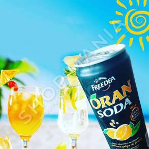 ORAN SODA - PIJE FRESKUESE E GAZUAR ME PORTOKALL - 330ML