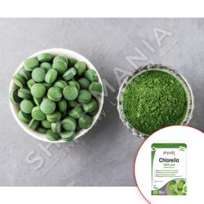 PHYSALIS - SUPLEMENT PER PASTRIMIN E MELCISE & PURFIKIMIN E ORGANIZMIT "CHLORELLA" - 200 TABLETA