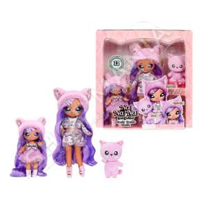 MGA - KUKULLAT NA! NA! NA! & MACJA E TYRE +5VJEC "DOLL NA! NA! NA! FAMILY SURPRISE LAVENDER KITTY" - 035051575962