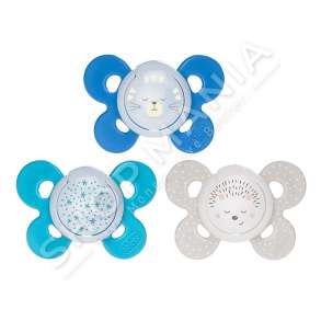 CHICCO - BIBERON FALLCO SILIKONI 2COPE/16-36MUAJSH "SOOTHER PHYSIO COMFORT NIGHT SILICONE" - 8058664082544
