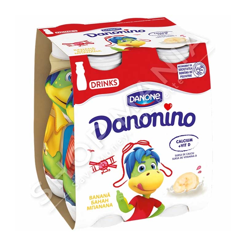 DANONE/DANONINO - KOS I LENGSHEM ME BANANE - 4 x 100G