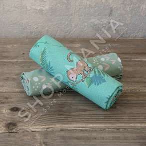 NIMA HOME - SET CARCAF PER BEBE "AFFE" - 2X70X110CM