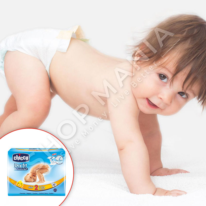CHICCO - PELENA "DRY FIT - MINI NR.2" - 3-6KG, 25 COPE