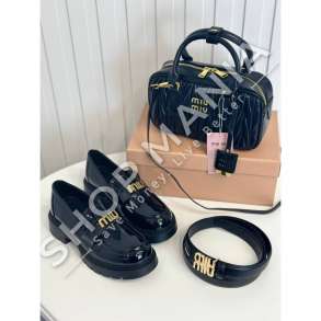 MIU MIU - LOAFERS LLUSTRAFIN 100% LEKURE CILESIA II-TE - CN-675