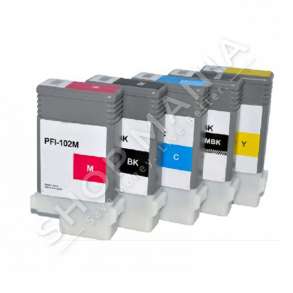 CANON - BOJË PLOTTER KOMPATIBËL E NDERTUAR E RE, E GARANTUAR PËR CANON PLOTTER MAGENTA PFI102M