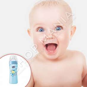 CHICCO - SHISHE ME BIBERON SILIKONI PER DJEM "WELL-BEING" - 330ML, +4 MUAJ