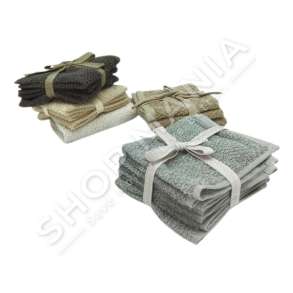 SET ME 4 PESHQIRA 100% PAMBUK 30X30CM - 8015361018122