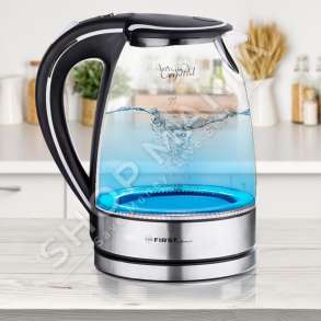FIRST AUSTRIA - IBRIK ELEKTRIK 2200W/1.7L "GLASS WATER KETTLE WITH LED" -  FA-5406-2-BA