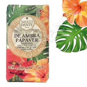 NESTI DANTE - SAPUN "WITH LOVE & CARE - DE AMBRA PAPAVER" - 250G