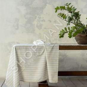 MBULESE TAVOLINE 100% PAMBUK "EVENNESS" - 150x150CM