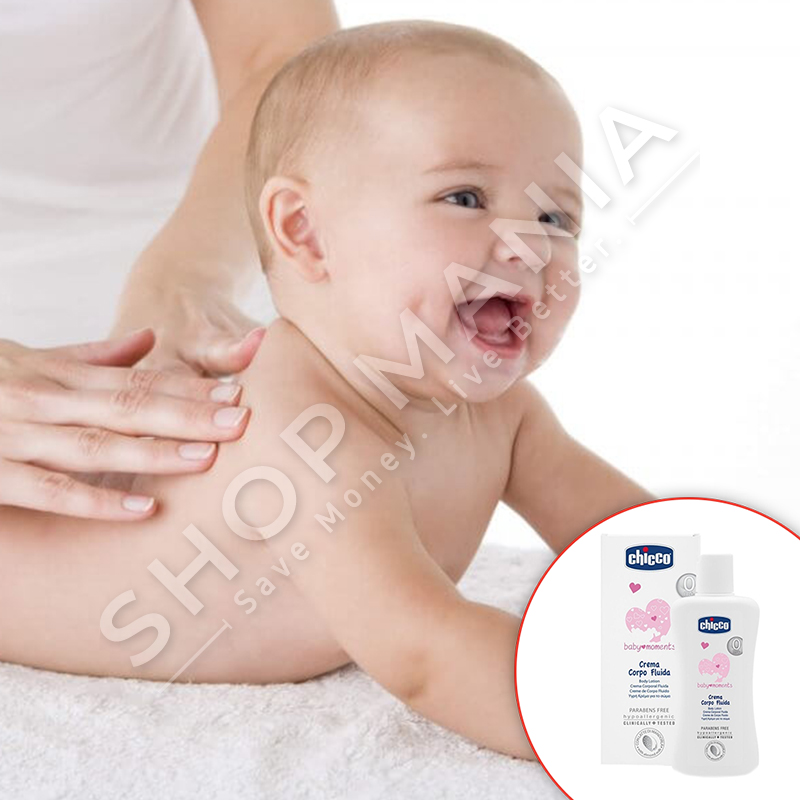CHICCO - LOCION TRUPI ME EFEKT HIDRATUES "BABY MOMENTS" - 200ML, +0 MUAJ