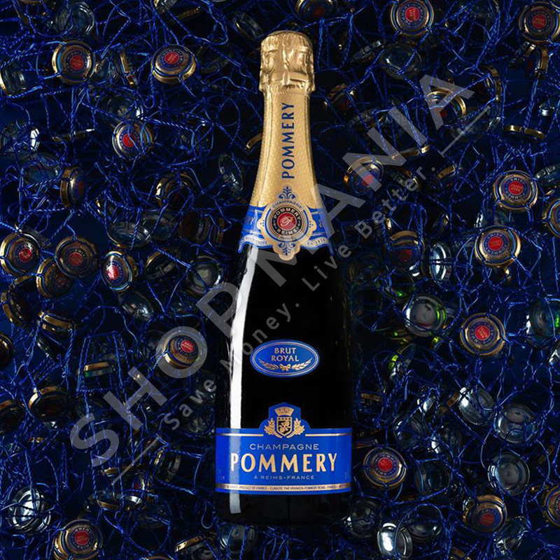 CHAMPAGNE POMMERY - SHAMPANJE "ROYAL BRUT", ME 4 GOTA DHURATE - 750ML, 12.5% VOL.