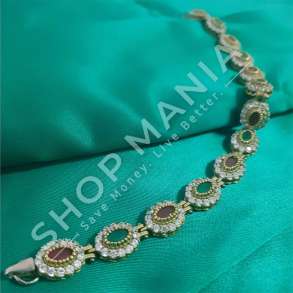 BYZYLK ARGJEND ME GUR ZIRKON "OVALE  - VISHNJE & JESHILE"