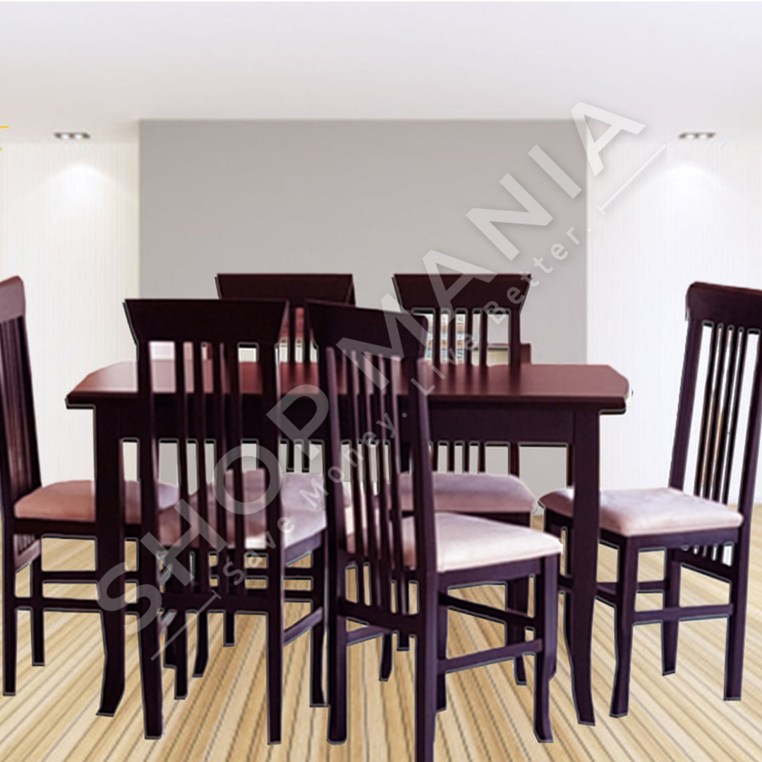 TAVOLINE NGRENIE ME KEMBE TE HOLLA ME 6 KARRIGE 140X80CM - A060