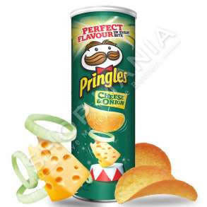 PRINGLES - PATATINA ME DJATHE & QEPE - 165G