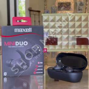 MAXELL - KUFJE WIRELESS "EARPHONES WIRELESS BLUETOOTH MAXELL TWS MINI DUO BLACK 50399" - 025215503993