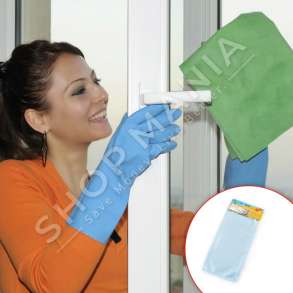 HOMESTYLE - PECETE MIKROFIBER PER PASTRIMIN E XHAMAVE - 35X35CM