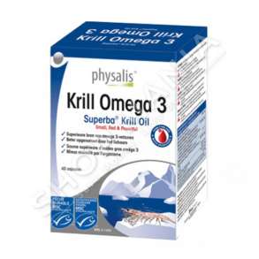 PHYSALIS - SUPLEMENT PER FUNKSIONIMIN E DUHUR TE ZEMRES, QARKULLIMIT TE GJAKUT, TRURIT & SHIKIMIT "KRILL OMEGA 3" - 30 KAPSULA