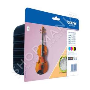 BROTHER - MULTIPACK NGJYRË E ZEZË/NGJYRË E KALTËR/NGJYRË MAGENTA/NGJYRË E VERDHË LC127XLVALBPDR LC-125 XL/LC-127 XL 4 KARTUÇA ME BOJË: BK+C+M+Y