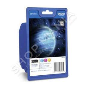 BROTHER - MULTIPACK NGJYRË E KALTËR/NGJYRË MAGENTA/NGJYRË E VERDHË LC-1280XLRBWBPDR LC-1280 XL 3 KARTUÇA ME BOJË LC-1280XL: C+M+Y