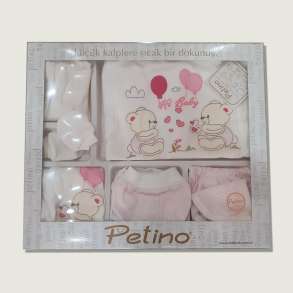 SET ME 10 PJESE (1 PESHQIR, 2 BLUZA ME MENGE TE GJATA, 1 TRUPORE, 1 PALE TUTA, GUSHORE, KAPUC, DORASHKA, 2 PECETA) DZ-040