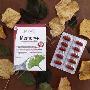 PHYSALIS - SUPLEMENT QE NDIHMON NE MIRE-FUNKSIONIMIN E TRURIT & FORCON MEMORIEN/PERQENDRIMIN "MEMORY +" - 30 KAPSULA
