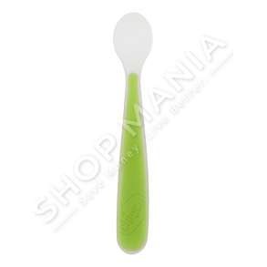 CHICCO - LUGE SILIKONI +6MUAJSH "SOFT SILICONE SPOON GREEN UP INFANT FEEDING" - 8058664031801