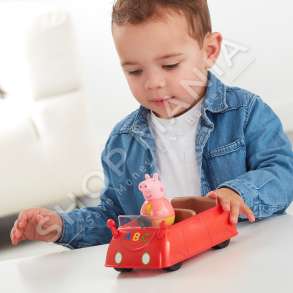 CHARACTER OPTIONS - PEPPA PIG WEEBLES & MAKINA +18MUAJSH "FIGURE PEPPA PIG WEEBLES PUSH ALONG WOBBLY CAR" - 5029736074814