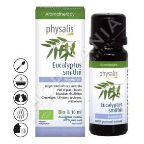 PHYSALIS - VAJ ESENCIAL EKUALIPTI PER QETESIMIN E RRUGEVE TE FRYMEMARRJES 10ML "EUCALYPTUS SMITHII"