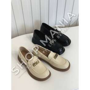 MIU MIU - LOAFERS LLUSTRAFIN 100% LEKURE CILESIA II-TE - CN-683