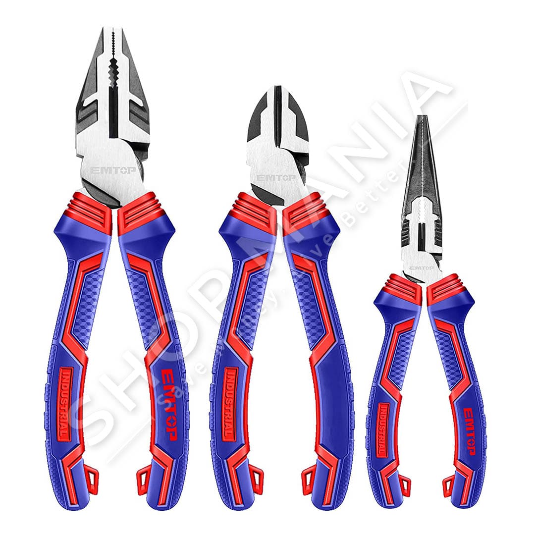 EMTOP - SET 3 PINCA MEKANIKE 160MM/ 180MM/ 200MM - EPLS0321