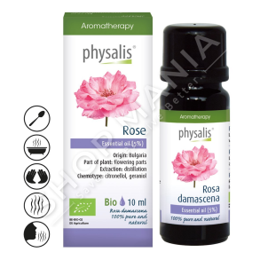 PHYSALIS - VAJ ESENCIAL I TRENDAFILIT TE DAMASKUT 10ML "ROSE ROSA DAMASCENA"