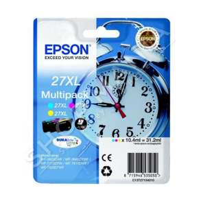 EPSON - MULTIPACK NGJYRË E KALTËR / NGJYRË MAGENTA / NGJYRË E VERDHË C13T27154010 T2715 3 KARTUÇA ME NGJYRA: T2712 + T2713 + T2714