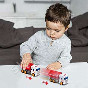 CITY PIONEER - SET ME 6 KAMIONA NDERTIMI LODER +3VJEC "BUILDING HOME FUN INTERACTIVE FREE MATCH" - FH-850