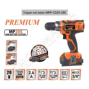 MAXPULS - TRAPAN ME GODITJE & BATERI 1500MAH 20V - MP10300