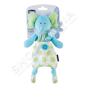 CHICCO - MBAJTESE BIBERONI NE FORME ELEFANTI +0MUAJSH "SOOTHER HOLDER POCKET FRIEND ELEPHANT" - 8058664000623