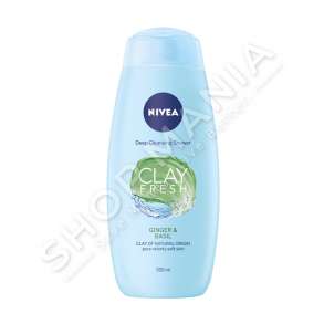 NIVEA - SHAMPO DUSHI ME ARGJILE,  XHINXHER & BORZILOK "CLAY FRESH" - 500ML